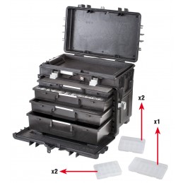 ALL IN ONE polypropylene tool trolley AI1 KT01 GT LINE