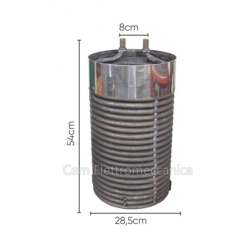 Serpentine Cdr S14 for Mazzoni-type high-pressure cleaners boiler replacement