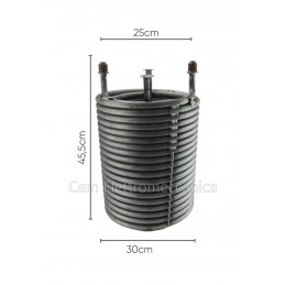 Coil Cdr P4 for high-pressure cleaners type Portotecnica replacement boiler
