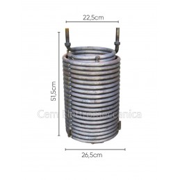 Coil Cdr S34 for high pressure washer type Idrobase replacement boiler