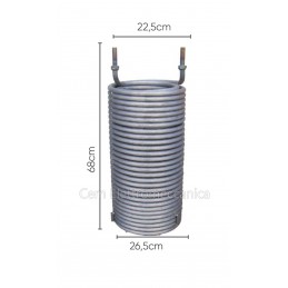 Coil Cdr S33 for high pressure washer type Idrobase replacement boiler