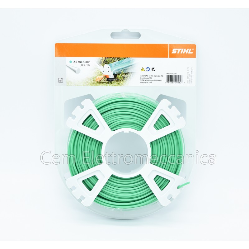 Bobina de hilo de nylon redondo Stihl 2,0 mm 60 metros 00009302336