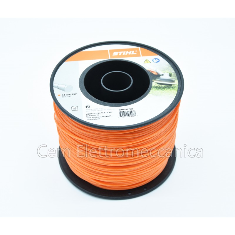 Stihl silent bobine de fil rond en nylon 2,4 mm 253 mètres 00009302535