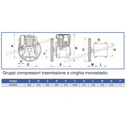 Gruppo pompante B4900 ABAC ricambio compressore