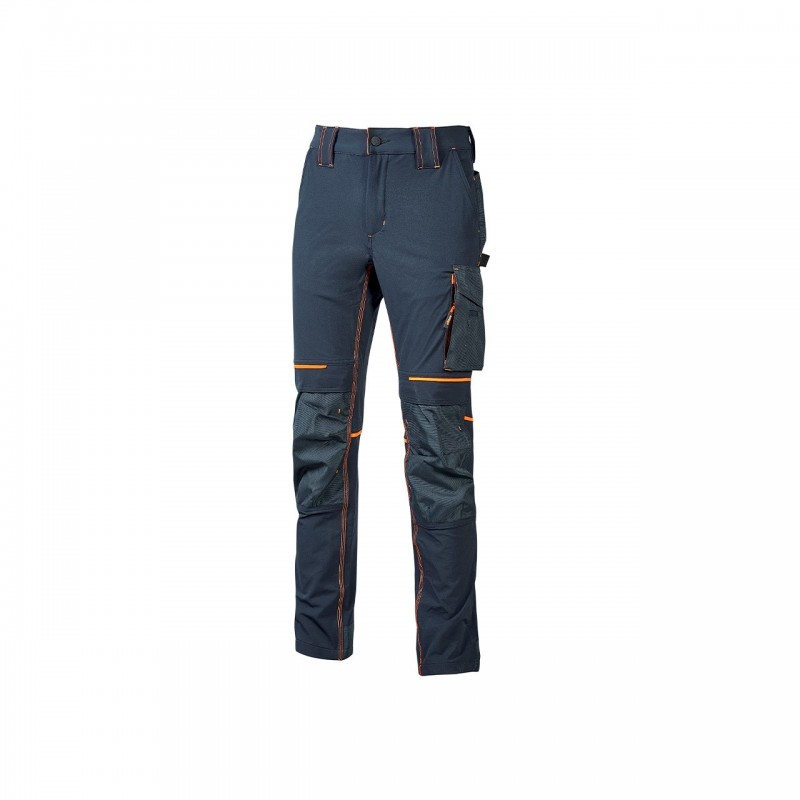 Pantaloni da lavoro U-Power ATOM DEEP BLUE antinfortunistica