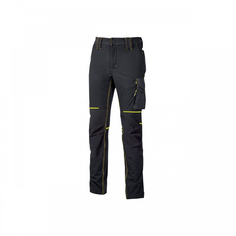 U-Power WORLD BLACK CARBON safety work trousers