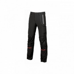 Pantalones de trabajo de seguridad U-Power PIT BLACK CARBON