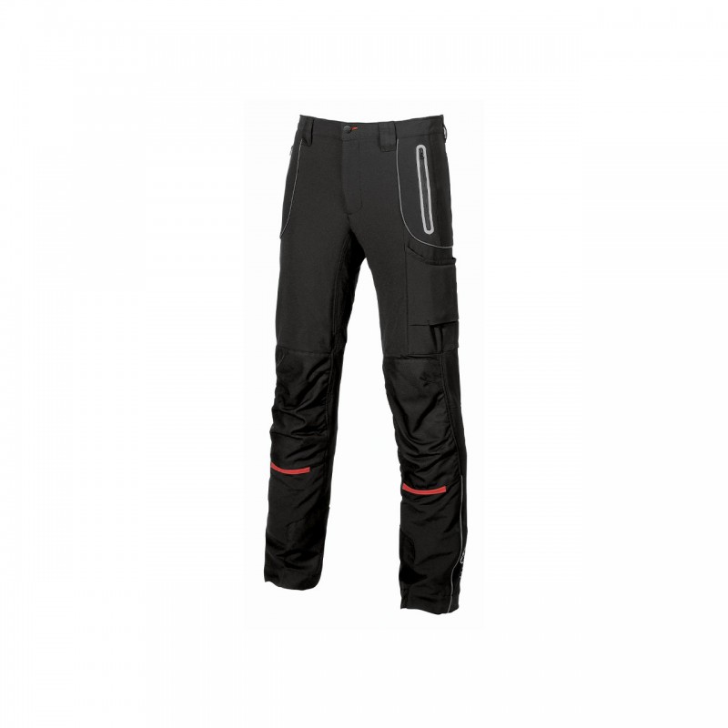U-Power PIT BLACK CARBON safety work trousers