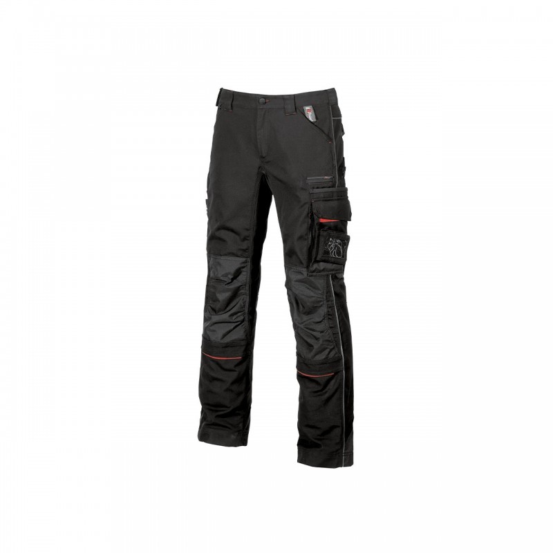 Pantalon de travail de sécurité U-Power DRIFT BLACK CARBON