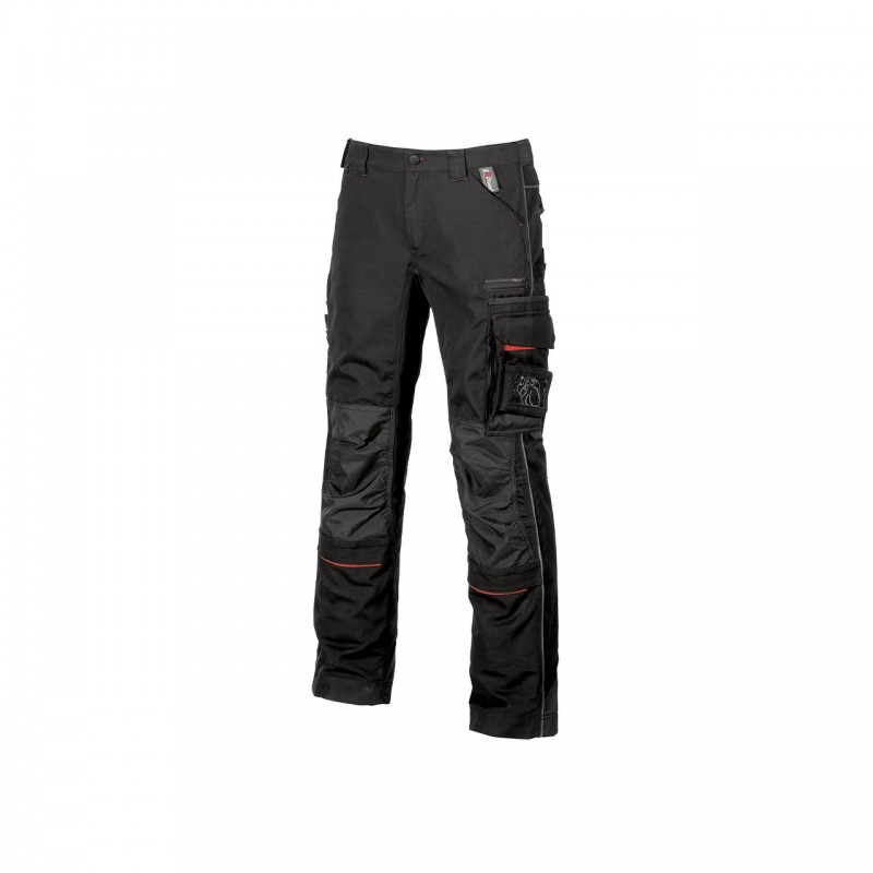 Pantalones de trabajo de seguridad U-Power DRIFT BLACK CARBON