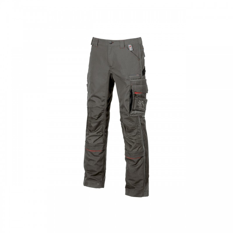 Pantalones de trabajo de seguridad U-Power DRIFT STONE GREY