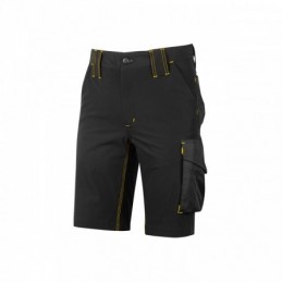 Pantaloni corti da lavoro U-Power MERCURY BLACK CARBON