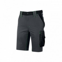 Pantalones cortos de trabajo U-Power MERCURY ASPHALT GREEN