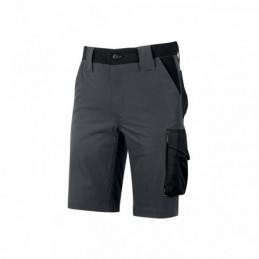 Pantalones cortos de trabajo U-Power MERCURY ASPHALT GREY