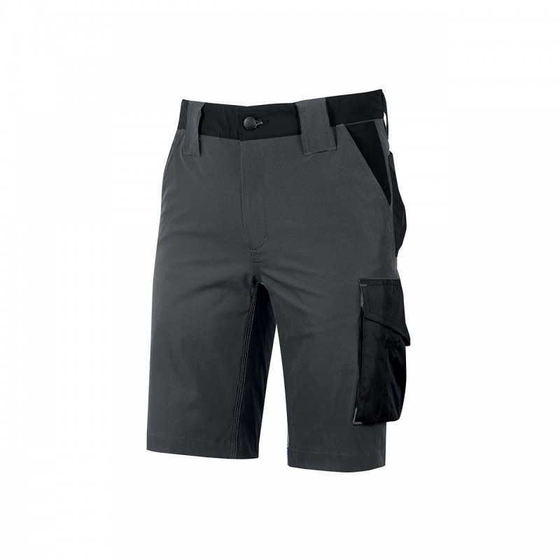 Pantaloni corti da lavoro U-Power MERCURY ASPHALT GREY