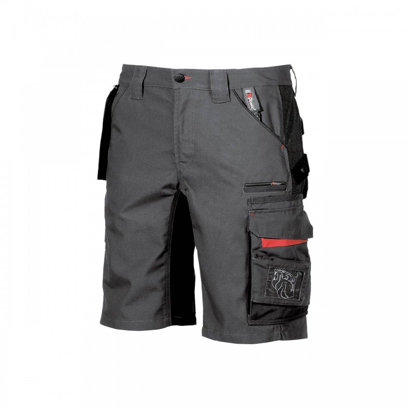 Pantaloni corti da lavoro U-Power START GREY METEORITE