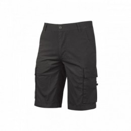 Pantaloni corti da lavoro U-Power SUMMER BLACK CARBON