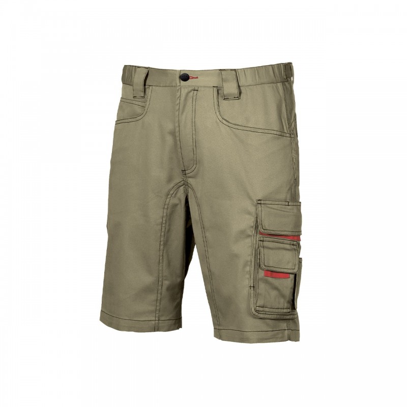 U-Power work shorts PARTY DESERT SAND