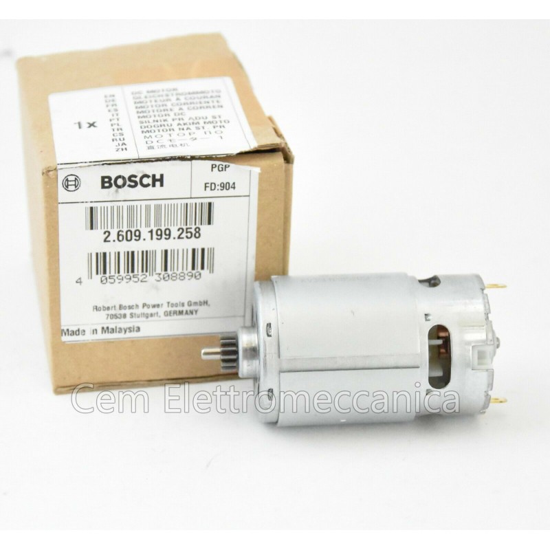 Motor 10.8 - 12 V for cordless drill/screwdriver BOSCH 1607022628