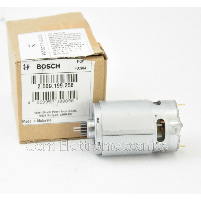 Motore 10,8 - 12 V per trapano avvitatore a batteria BOSCH 1607022628