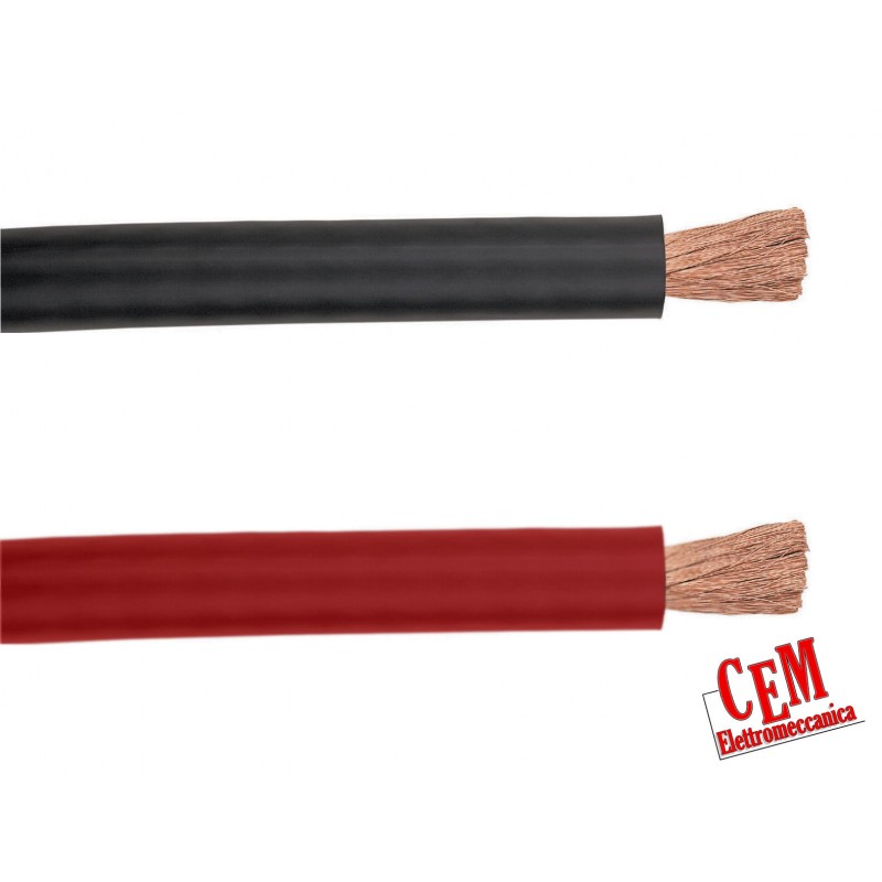 Single core flexible welding cable pvc section 50 mm² Sacit Sarflex