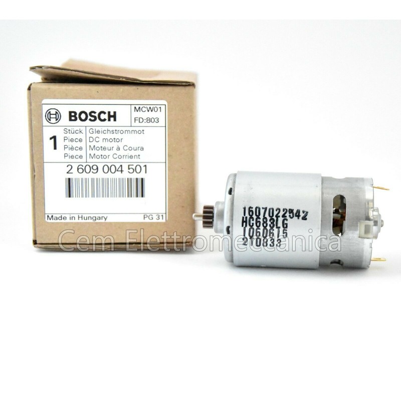 Motor de 10,8 V para taladro/atornillador inalámbrico BOSCH PSR 10.8 LI-2 1607022542