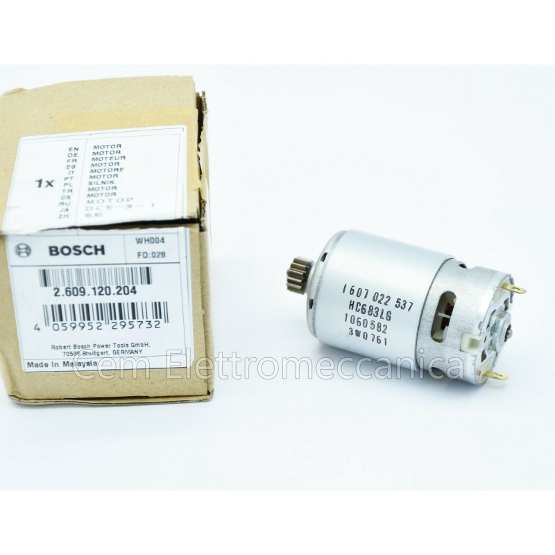 Moteur 14,4 V pour perceuse/visseuse sans fil BOSCH PSR et GSR - 1607022537