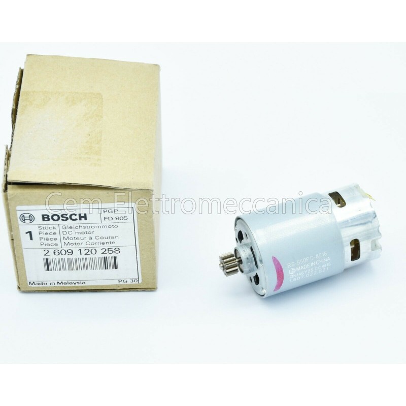 Moteur 9,6 V pour perceuse/visseuse sans fil BOSCH GSR 9.6-2 - 1607022521