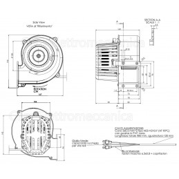 Ventilatore centrifugo TRIAL monofase CAA10Y-001 vc10