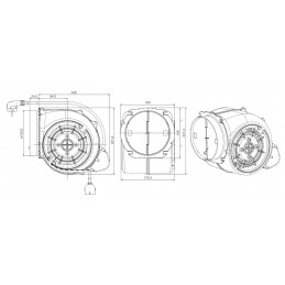 Aspirateur centrifuge 240 W FIME VEN0024028 monophasé