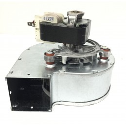 Ventilador centrífugo 55 vatios TRIAL CAH12Y4-003 monofásico para aire caliente 180° Motor lado derecho