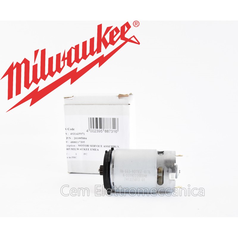 Milwaukee armature motor for M12 BDD screwdriver