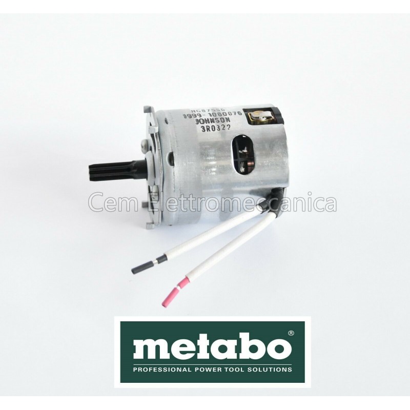 Motor de inducción Metabo DC 18 V para taladradora atornilladora SSW / SSD 18 LT