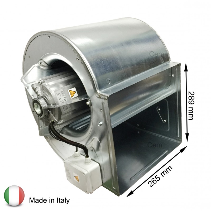 Ventilateur centrifuge DD 10/8 - 550 Watt - monophasé