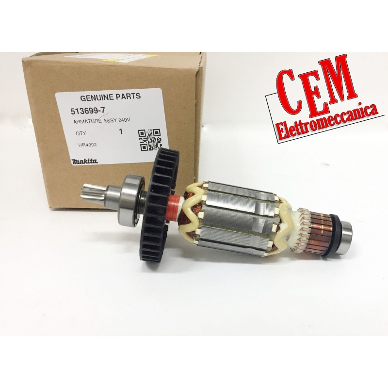 Motor de inducción Makita 513699-7 para martillo HR4002