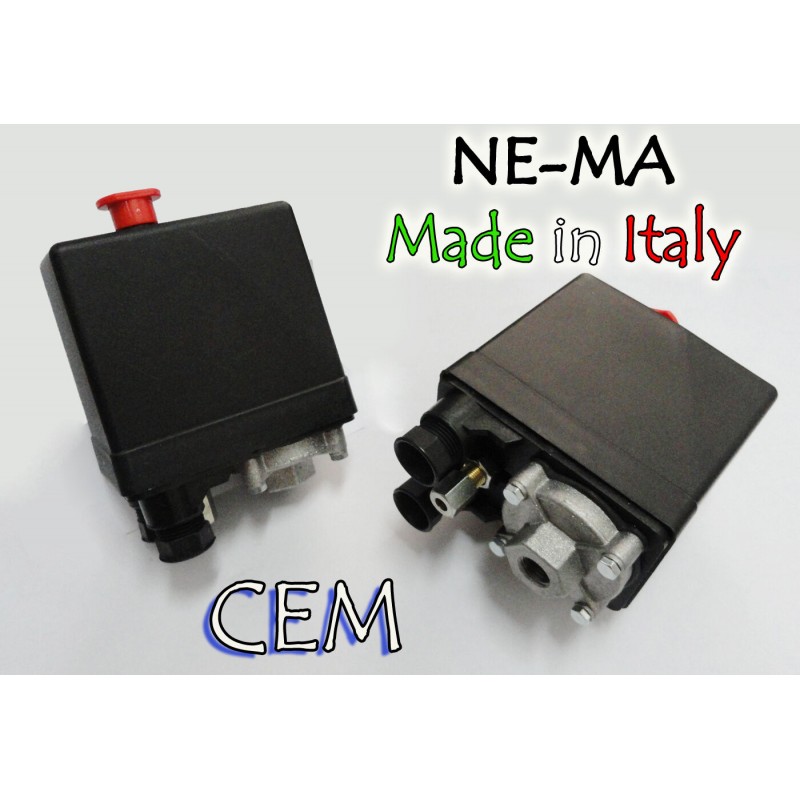 Pressostato trifase NE-MA 1 via - 12 bar