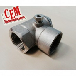 Vertical check valve 1" - 1" . F - F for compressor