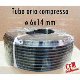 Rubber tube diameter 6x14 mm 20 Bar