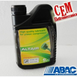 Olio Abac Altair 1 litro per compressore a pistoni