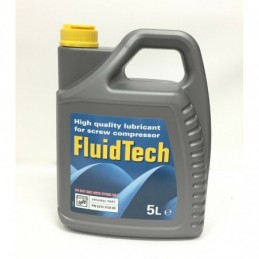 Olio lubrificante FluidTech 5 litri per compressore a vite