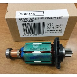 Hitachi Hikoki 360975 armature motor and pinion for DS18DL2 screwdriver
