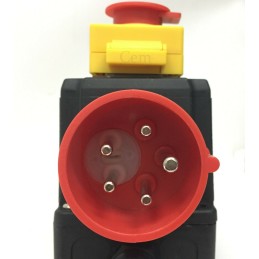 Interrupteur de démarrage pour moteurs électriques triphasés avec neutre et inverseur de phase