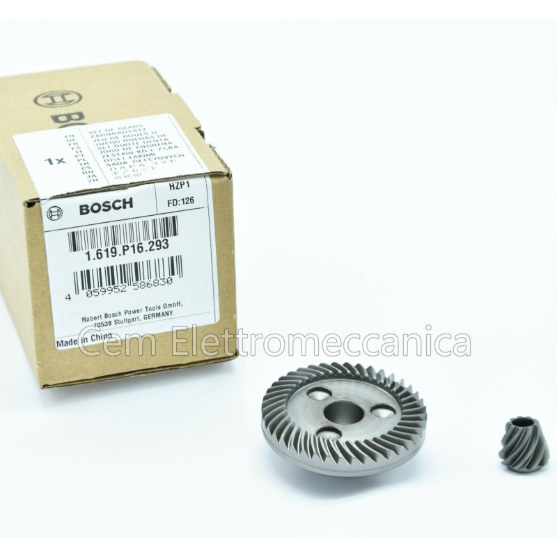 Bosch bevel gear pair for GWS 900-100 grinder - 3601C960K0