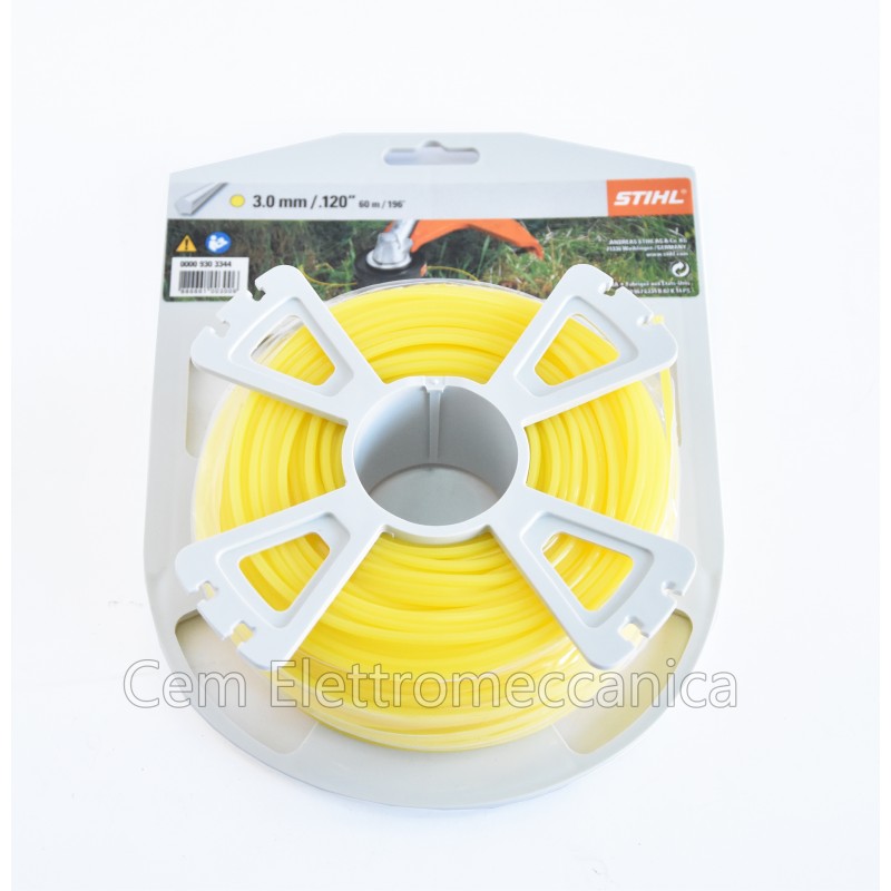 Stihl pentagonal nylon wire coil 3.0 mm by 55 meters 00009303344