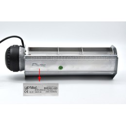 Querstromventilator für MCZ-Öfen TRIAL Außenläufer-Ventilator 300 mm