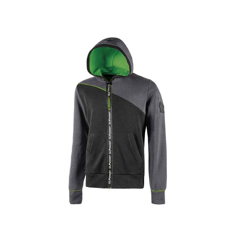 U-Power JUPITER Kapuzenpulli ASPHALT GREY