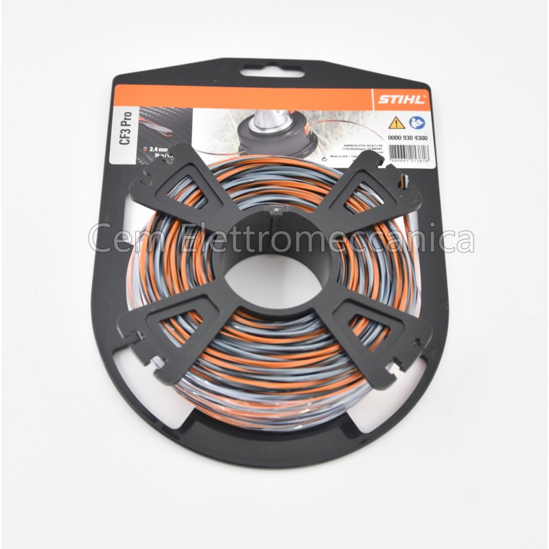 Stihl CF3 PRO 2,4 mm fil nylon bobine 35 mètres pour débroussailleuse