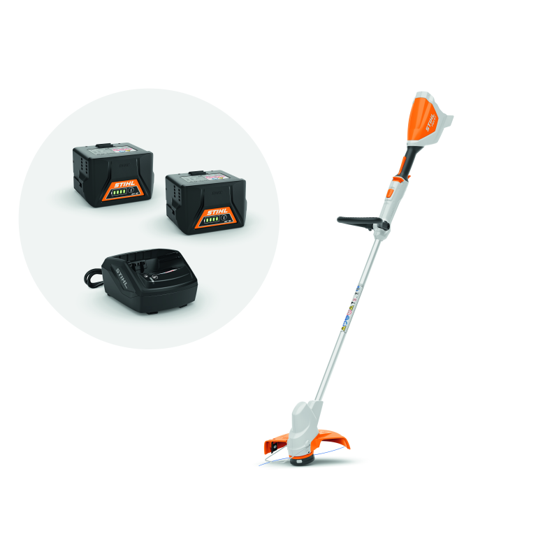 Decespugliatore STIHL FSA 57 con 2 batterie AK 10 e caricatore AL 101