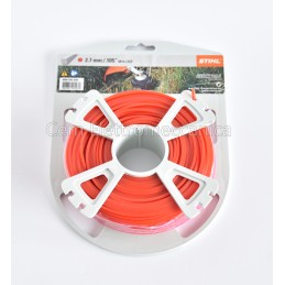 Stihl square nylon wire reel 2.7 mm by 65 meters 00009302643