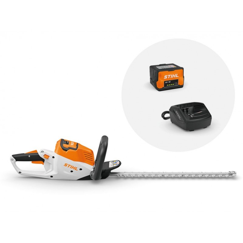 Tagliasiepi STIHL HSA 50 con 1 batteria AK 10 e AL 101